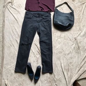 KUT Torn Knee Skinny Jeans